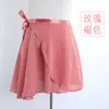 Falda cruzada de ballet para niñas y mujeres