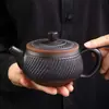 Tetera Fengming de Arcilla Morada con Patrón de Cuchillo Hanwa, Olla Grande para Preparar Té, Tetera Individual para Juego de Té Gongfu, Venta al por Mayor desde el Fabricante