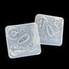 Ancla de barco pequeña timón espejo molde de silicona accesorios serie náutica decoración de mesa accesorios