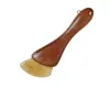 Palo para Deshuesar Músculo de Pezuña de Oveja Pequeña Herramienta de Masaje Específica para Ojos Faciales Levantamiento Facial Apertura de Puntos de Acupuntura Universal para Todo el Cuerpo Cuerno de Oveja Gua Sha