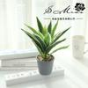 Hojas de flores falsas simulación en maceta decoración interior creativa pequeños adornos fabricantes suministro directo flores de simulación plantas artificiales al por mayor
