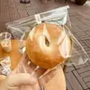 Sacos para Embalagem de Bagel, Sacos Plásticos Transparentes Planos para Pão, Torrada, Dorayaki, Assar Pão, Tartelete de Ovo Único, Autosselantes