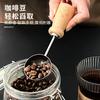 Cuchara Medidora de Café Redonda con Mango de Madera de Dibujos Animados Cuchara Medidora de Cocina para el Hogar Repostería Cuchara Medidora para Arroz Harina Leche en Polvo Granos de Café