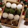Novas Decorações de Natal Transfronteiriças, Bolas Envoltas em Tecido, Novos Enfeites de Natal, Decorações Penduradas