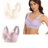 Conjunto de 3 Piezas Transfronterizo Talla Grande Sin Alambres Chaleco de Encaje Ropa Interior Delgado Recoge Lado Pecho Push-Up Sujetador Ajustable Fabricante
