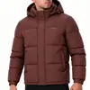 2026 Invierno Transfronterizo Amazon 3D para Hombre Nueva Moda Versátil Casual Chaqueta de Algodón Color Sólido Cárdigan Desmontable