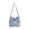 Nueva Colección de Verano 2025: Bolso bordado de mujer estilo chino nuevo, bolso de hombro de gran capacidad, bolso cubo de alta gama para el día a día