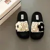 Sandalias de Dedo Florales para Mujer 2026, Lindas para Verano al Aire Libre, Chanclas Casuales con Cuña Antideslizante de Suela Gruesa Tridimensional con un Toque de Lujo
