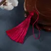 Marcador de Página Estilo Chinês Acessórios de Borla para Roupas Borla de Poliéster Borla Curta e Grossa de 8cm Borla Vertical Atacado