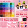 Pinduoduo Kit de Materiais para Artesanato DIY Conjunto Completo 3D Fusion Coco Kit Ferramentas Caneta Ferro Mard Kit de Recarga