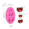 Natal forma da folha do sino molde de silicone assando o molde do bolo DIY
