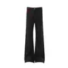 Kb23 High Street Estilo Americano Unissex Moda de Rua de Alta Qualidade Cor Original do Denim Design Bordado Jeans Flare Slim Fit Masculino