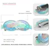 Horquilla de estilo coreano de comercio exterior con taladro costura geométrica doble hebilla clip de resorte clip horizontal accesorios para el cabello para mujer clip para la parte posterior de la cabeza cola de caballo