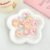 Elásticos de Cabelo Desenho Dopamina Tamanho de Polegar para Crianças, Presilhas Doces e Fofas para Bebês que Não Danificam o Cabelo, Prendedores Pequenos para Rabo de Cavalo para Meninas