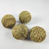 Pelota de Hierba para Conejo Pelota de Molienda Cerdo Holandés Loro Juguete para Morder Hierba Ratán Pelota de Hierba Acuática Sauce Bola de Hierba para Hámster