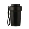 Caneca de café em aço inoxidável 316, porta-copos para carro, copo portátil de cola, presente personalizado transfronteiriço, copo octogonal, copo térmico