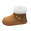 Sapatos de algodão com sola grossa femininos inverno com mais veludo espessados botas de neve 2026 outono e inverno novos casuais de cano alto sapatos de pão tênis femininos