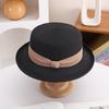 Versión coreana del sombrero de paja rojo de Internet para niños, sombrero de verano rizado, sombrilla, protector solar, viaje, playa, cara pequeña, sombrero de pescador tipo cubeta