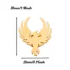 Venta Caliente Transfronteriza Acero Inoxidable Simple Águila Blanca Broche para Chaqueta de Traje de Hombre y Mujer Accesorios de Animal Águila Venta al por Mayor
