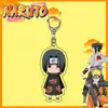 Huo Shadow Anime Acrílico Transparente Llavero Acrílico Naruto Skunk Sasuke Llavero Colgante
