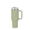 Taza de Coche Personalizada Transfronteriza de Segunda Generación de 40 oz con Asa Termo de Acero Inoxidable Conveniente para Exteriores Taza de Agua Aislada de Gran Capacidad