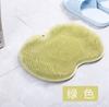 Pessoas preguiçosas lavam pés banho banho banheiro silicone antiderrapante ventosa para remover pele morta tapete de pé pessoas preguiçosas banho artefato de esfregar costas