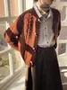 Cardigan de Tricô Trançado 100% Lã Outono/Inverno 2026 para Mulheres, Estilo Europeu, Artesanato Robusto, Caxemira Grossa, Casaco Suéter de Fio Grosso