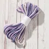 Corda de Algodão Colorida com Núcleo Gradiente Corda com Núcleo Gradiente 3mm*10M Corda Trançada Colorida com Núcleo Gradiente para Macramê