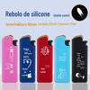Isqueiro de metal de alta qualidade à prova de explosão à prova de vento inflável direto chama azul personalizado personalizado logotipo impresso publicidade comercial