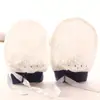 Luvas Pequenas de Malha Anti-riscos Físicos para Bebê Verão Finas Respiráveis Frescas Alta Elasticidade Cordão Luvas Ajustáveis para Bebê