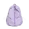 Mochila de Color Sólido Estilo Ins Academy Estilo Japonés para Mujer, Estudiantes de Preparatoria y Universidad de Nicho, Mochila Pequeña Simple Ligera