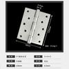 Bisagra de acero inoxidable 201 herraje engrosado rodamiento silencioso bisagra de puerta pesada 304 bisagra plana de apertura fabricantes mayoristas