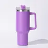 Copo de Carro 40oz Aço Inoxidável 304 Copo Térmico com Canudo Copo de Água de Grande Capacidade Garrafa de Água Criativa para Uso Externo e Doméstico