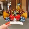 Pasador de Navidad Corea del Sur pasador infantil para niñas bebé clip de ciervo festivo tocado parte trasera de la cabeza accesorios para el pelo de Navidad