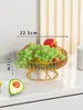 Plato de Fruta Lujo Accesible Sala de Estar Mesa de Café Caja de Dulces Cesta de Fruta Doméstica de Múltiples Capas Aspecto Atractivo 2025 Estante de Bocadillos Plato de Fruta