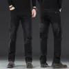 Calça Jeans Preta de Alta Qualidade para Homens Corte Reto Slim Fit Calças Longas Novo Estilo 2026 Marca Tendência Versátil Casual Calças Masculinas Temporada Outono Inverno