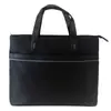 Bolsa de Trabajo Portátil para Oficina Maletín para Computadora Bolso de Lona Gruesa para Documentos Bolsa de Negocios con Cremallera Bolsa para Conferencias para Hombre