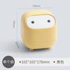 Mini cubo de basura Ninja para escritorio, para dormitorio, oficina, con tapa, tipo empuje, para pañuelos de coche, venta al por mayor