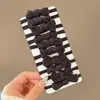 Diadema Coreana Nuevo Estilo con Lazo Goma para el Cabello Funda de Cuero Banda Elástica Cuerda Elástica Alta Simple para el Cabello Accesorios para el Cabello de Mujer