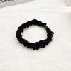 Diadema de Peluche para Otoño e Invierno Celebridad de Internet Sencilla Elegante Goma Elástica Alta Elasticidad y Durabilidad para Atar el Cabello Pequeña Diadema de Cuero Accesorio para el Cabello