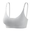 Sujetador Inalámbrico para Mujer, Sujetador Deportivo Talla Grande, Hermosa Espalda Push-Up Estilo Camisola Sujetador de Yoga Sin Costuras para Mujer
