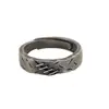 Anillo vintage personalidad hombres y mujeres Anillo abierto para dedo índice y cola moda tendencia antigua baratija cicatriz anillo de pareja
