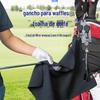 Toalha Magnética de Golfe Logo Bordado Gancho Waffle Toalha de Bola Toalha Estampada Processamento e Personalização