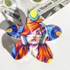 Patrón de Horquilla Impreso con UV de Flor Transfronteriza Se Puede Personalizar con Horquilla Personalizada Pinza de Tiburón Accesorios para el Cabello de Horquilla de Plumeria de Gama Alta