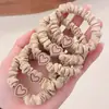 Cuerda para el pelo Estilo Mismo Estrella Accesorios para el pelo Banda de goma de alta elasticidad duradera Banda de pelo de moda Nuevo estilo coreano Simple
