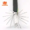 Cabo de bainha Yuanhua de 23 condutores ZC-RVV23 * 0,5 mm² para painel de distribuição, linha de alimentação, transmissão de sinal de controle, cabo flexível