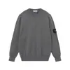 Suéter de Punto para Hombre con Cremallera y Microestampado, Cuello Redondo, Isla Redonda de Cuatro Vías, Piedra Piedra, Versión Correcta Seleccionada Cuidadosamente Transfronteriza