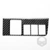 Adecuado para Toyota 14-19 RAV4 modificación interior fibra de carbono accesorios pegatina interruptor ajuste espejo retrovisor