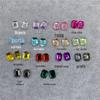 Manicure Diamante Octogonal Longo de Forma Especial Diamante de Forma Especial Fundo Plano Colorido Escolhas de Influenciadores Diamante Octogonal Dourado 6*8mm Diamante Fundo Plano