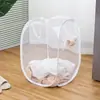 Cesta de almacenamiento de juguetes para la sala de estar de los niños, organizador de peluches de gran capacidad, cesta para ropa sucia del hogar, contenedor de almacenamiento de ropa portátil